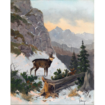 РЕПРОДУКЦИИ НА КАРТИНИ Дива коза в планината -2 (1925)